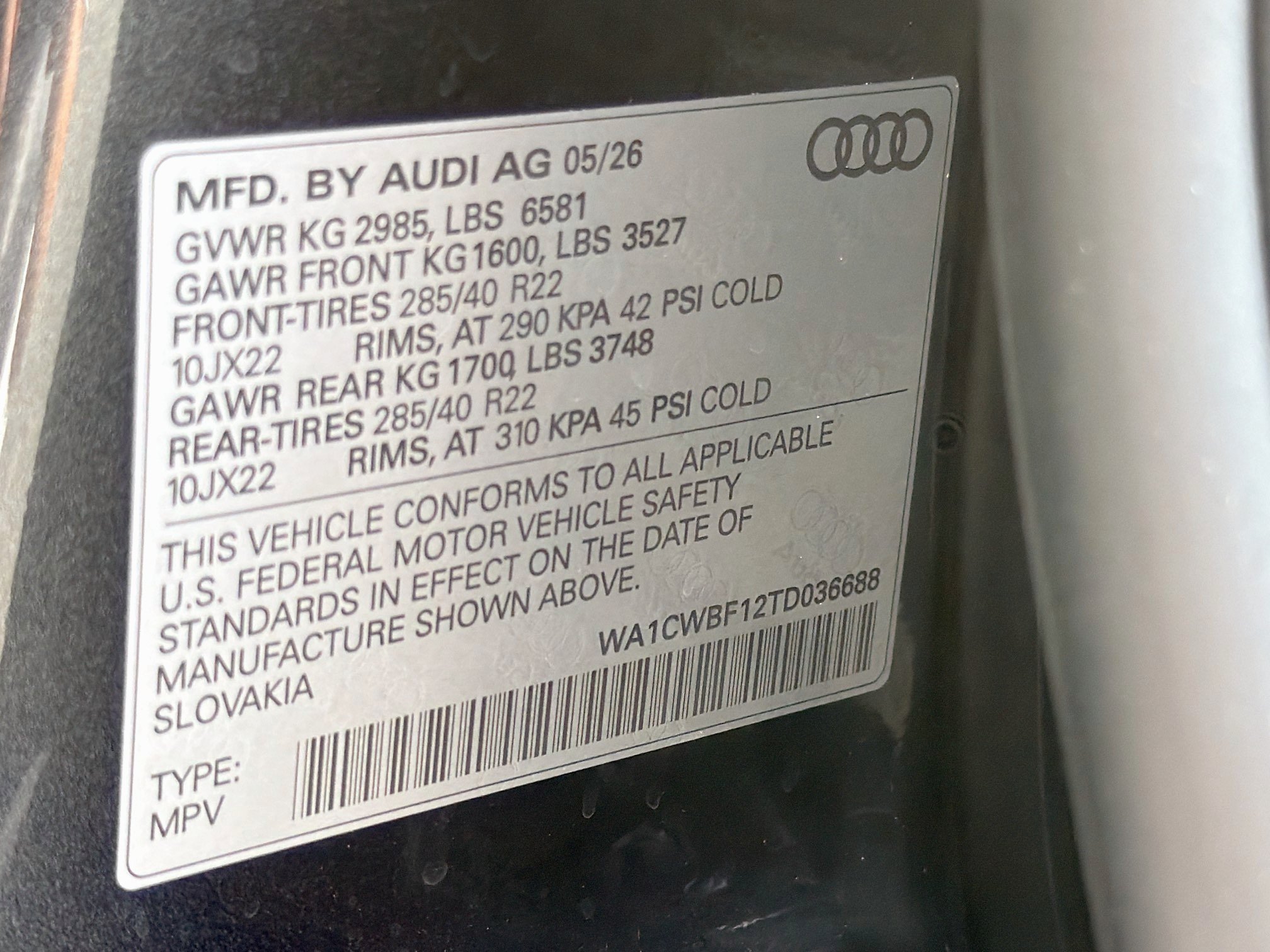 New 2026 Audi SQ8 Prestige AWD/4WD image 42