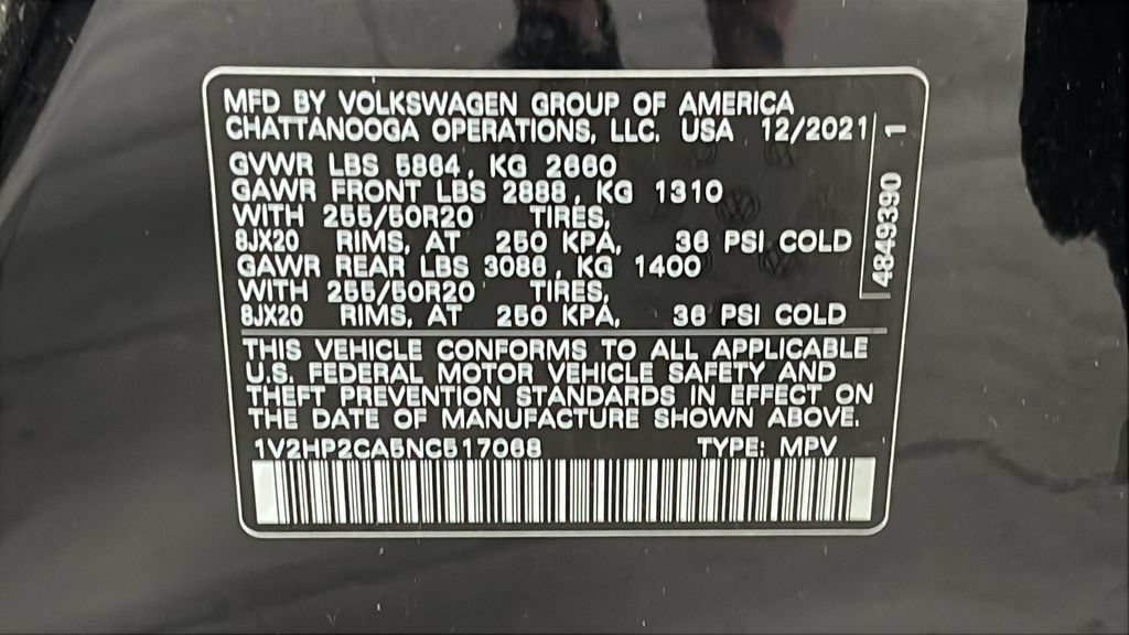Used 2022 Volkswagen Atlas SE AWD/4WD image 29
