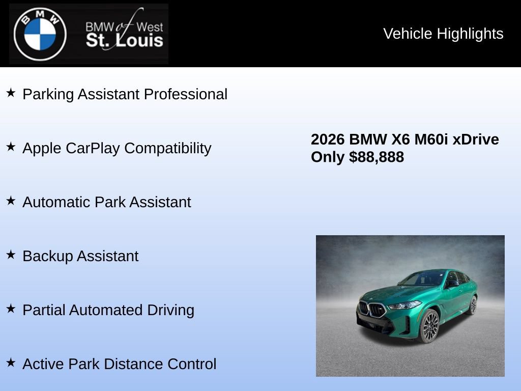 Used 2026 BMW X6 M60i AWD/4WD image 24