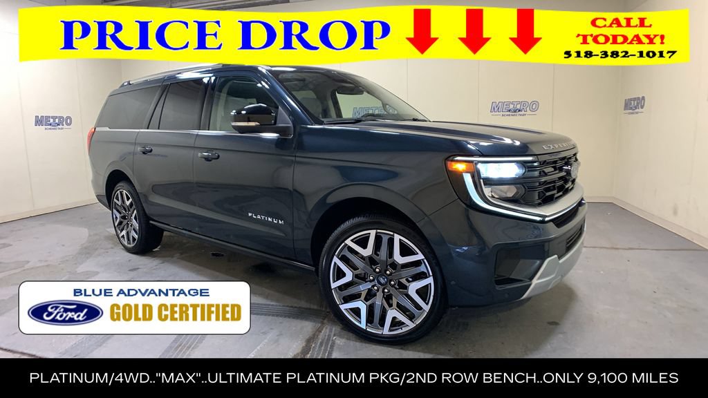 Certified 2025 Ford Expedition Max Platinum w/ Platinum Ultimate Package