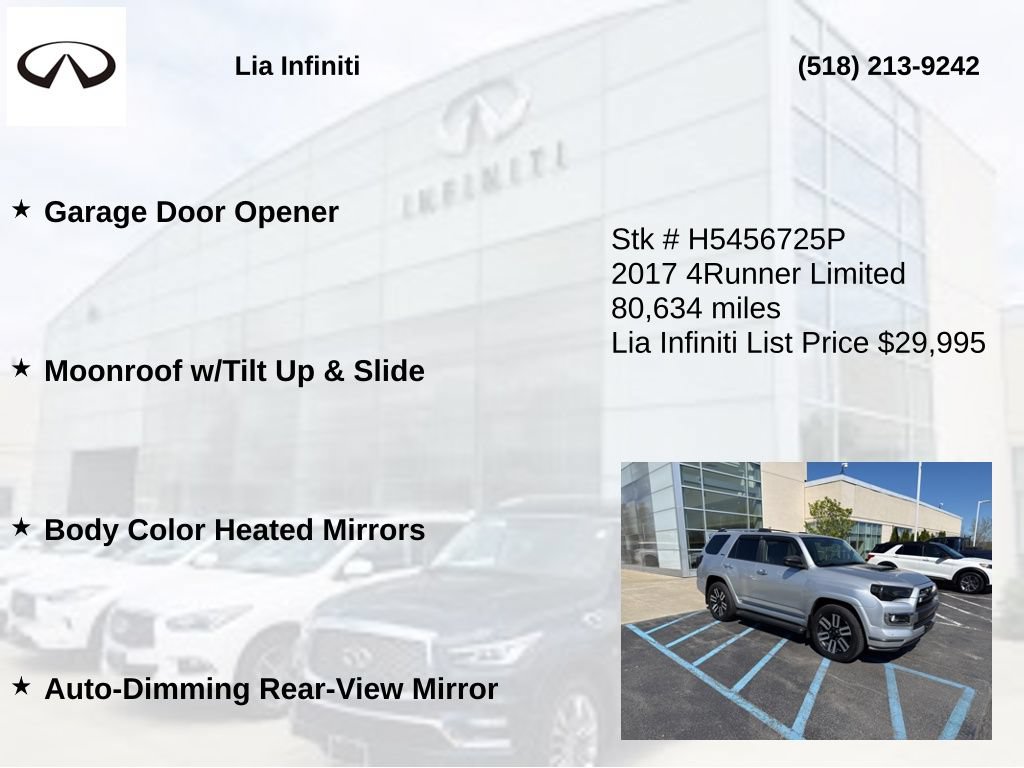 Used 2017 Toyota 4Runner Limited AWD/4WD image 20