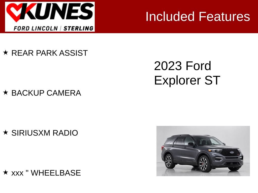 Used 2023 Ford Explorer ST AWD/4WD image 3