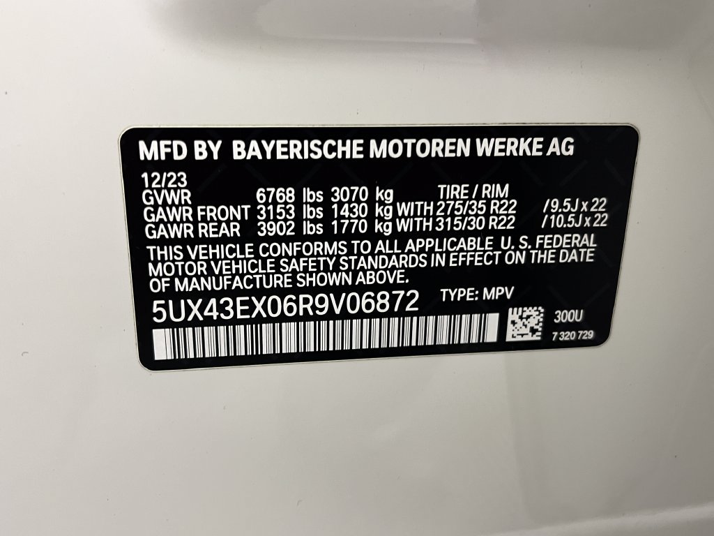 Used 2024 BMW X6 M60i AWD/4WD image 28