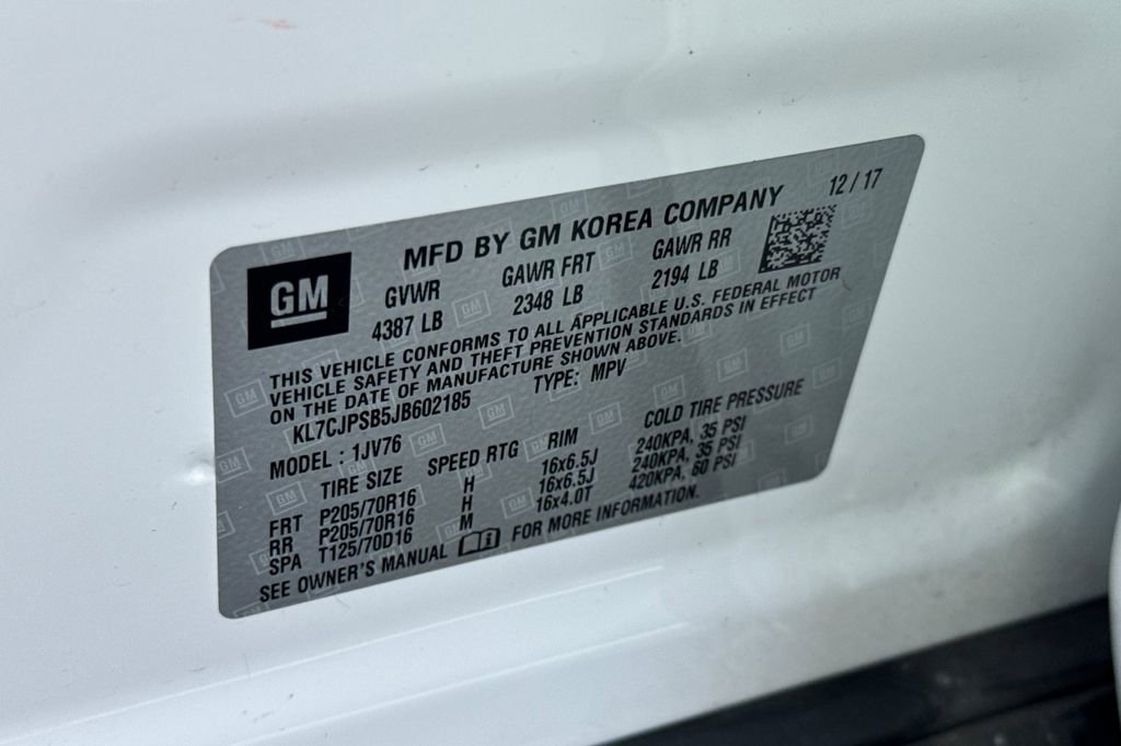 Used 2018 Chevrolet Trax LT w/ LT Convenience Package image 40