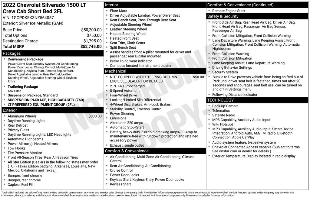 Used 2022 Chevrolet Silverado 1500 LT AWD/4WD image 17