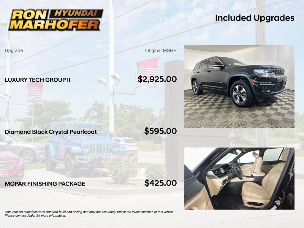 Used 2023 Jeep Grand Cherokee 4WD 4xe w/ Luxury Tech Group II image 6