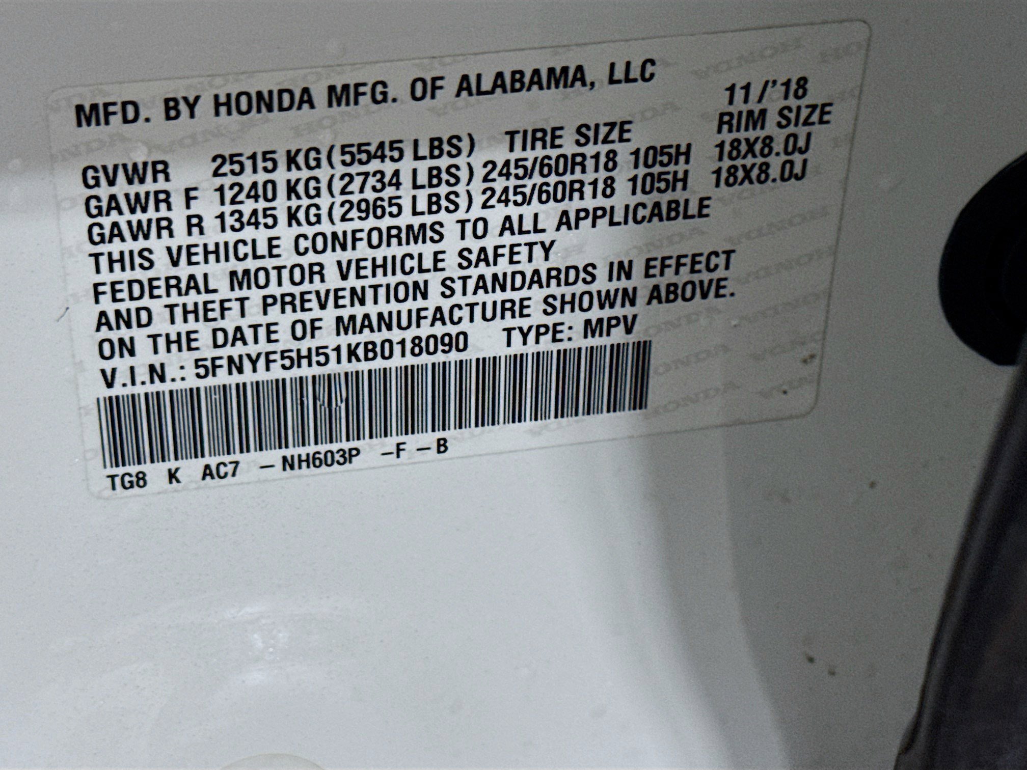 Used 2019 Honda Pilot EX-L image 40