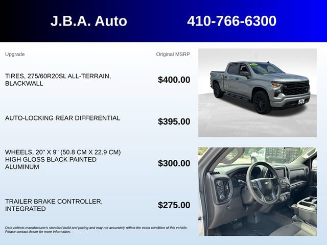 Used 2025 Chevrolet Silverado 1500 Custom AWD/4WD image 5