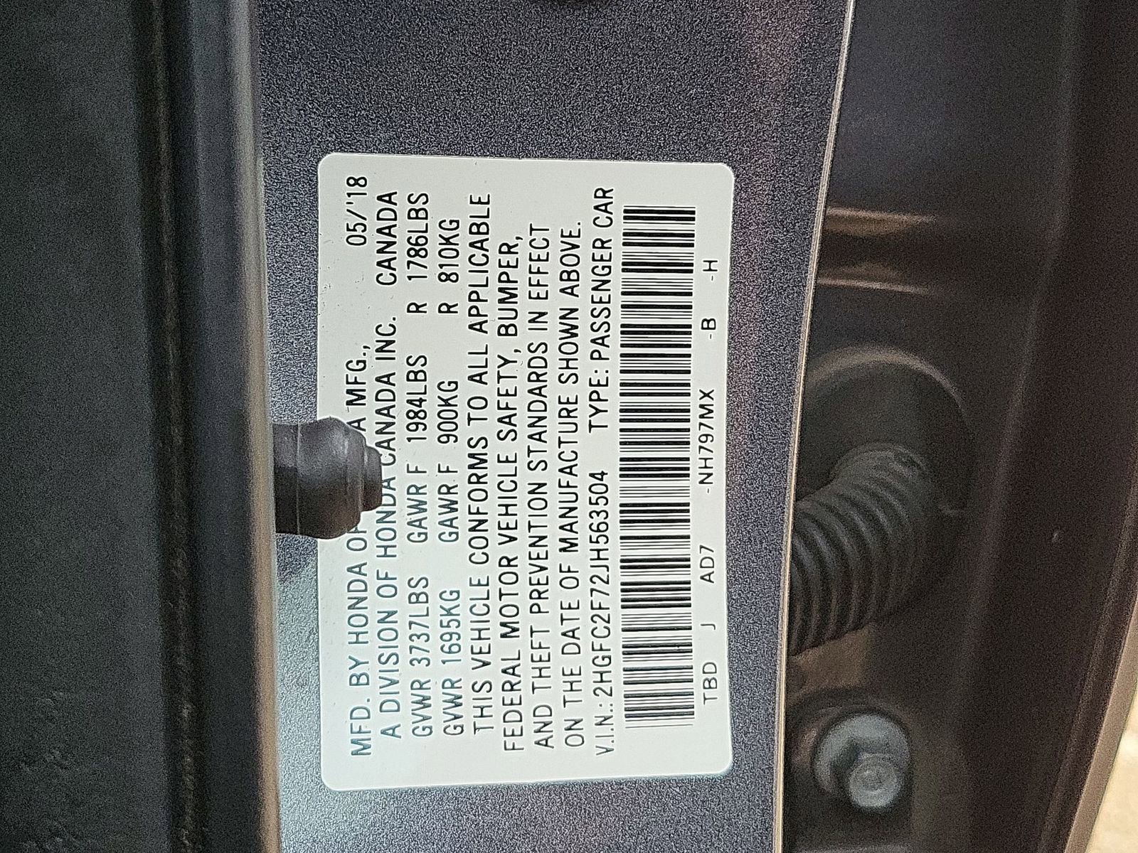 Used 2018 Honda Civic EX image 31