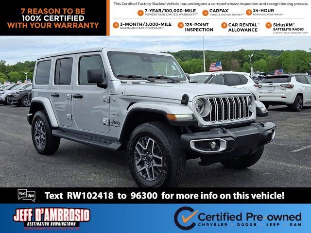 Certified 2024 Jeep Wrangler Unlimited Sahara w/ Technology Group AWD/4WD video 1