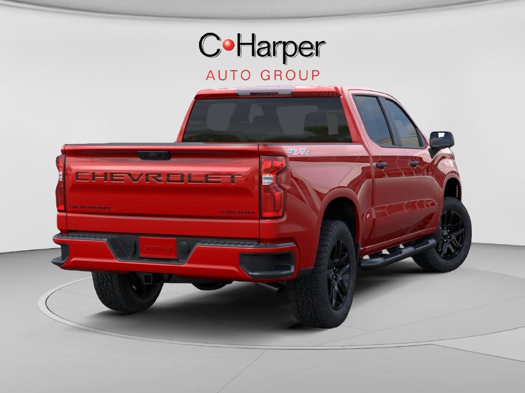 New 2026 Chevrolet Silverado 1500 Custom w/ LPO, Dark Essentials Package AWD/4WD image 4