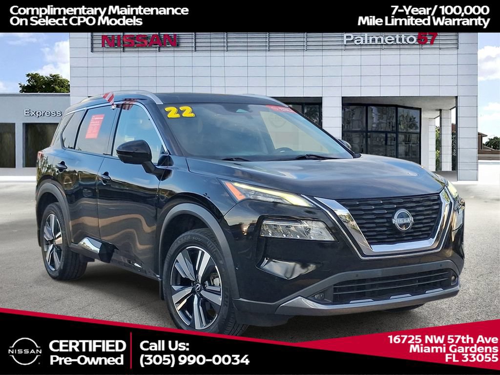 Certified 2022 Nissan Rogue SL w/ SL Premium Package AWD/4WD image 1