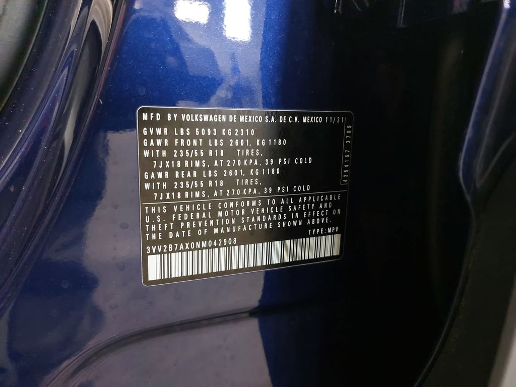 Used 2022 Volkswagen Tiguan SE image 37