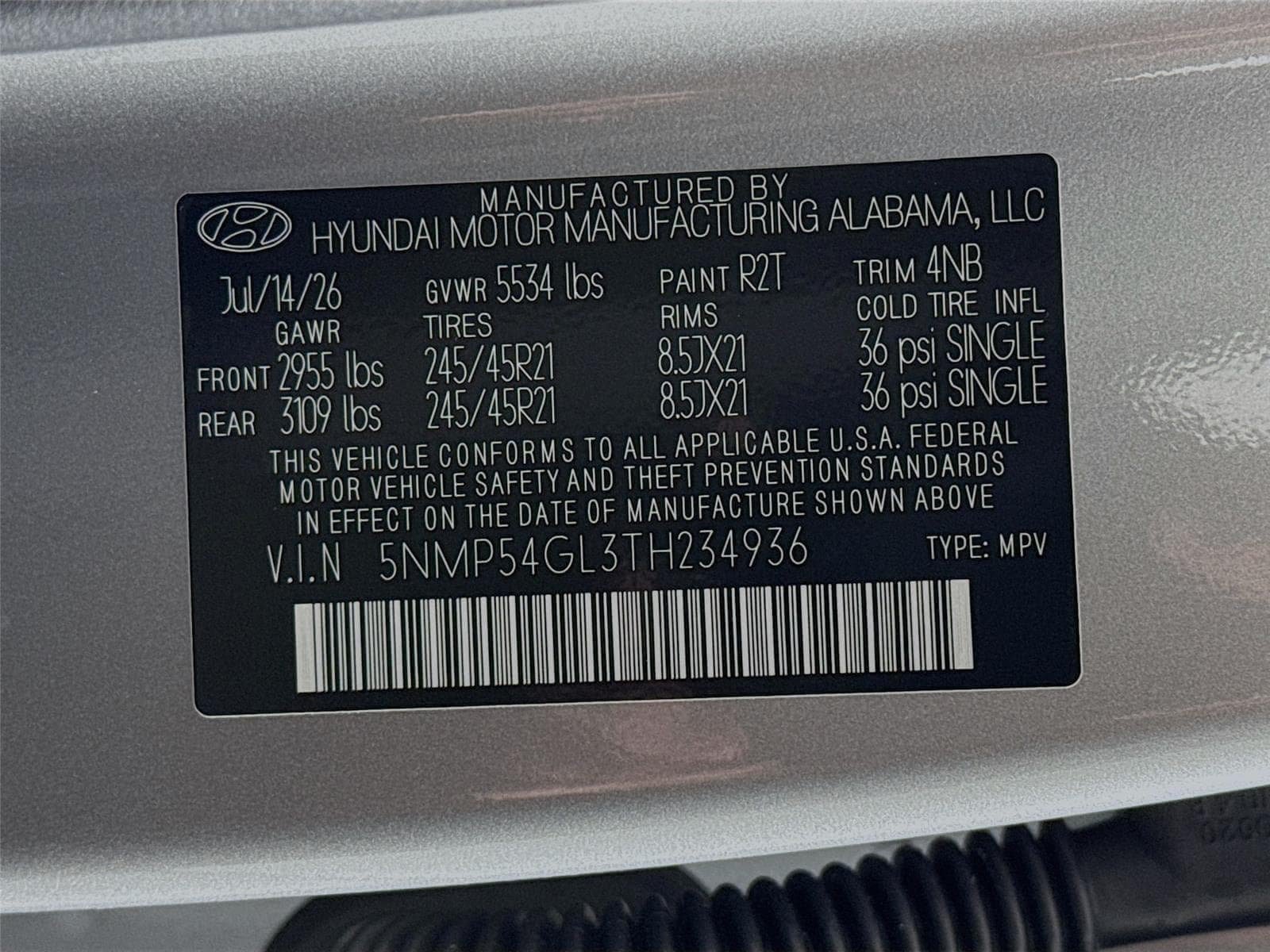 New 2026 Hyundai Santa Fe Calligraphy FWD image 34