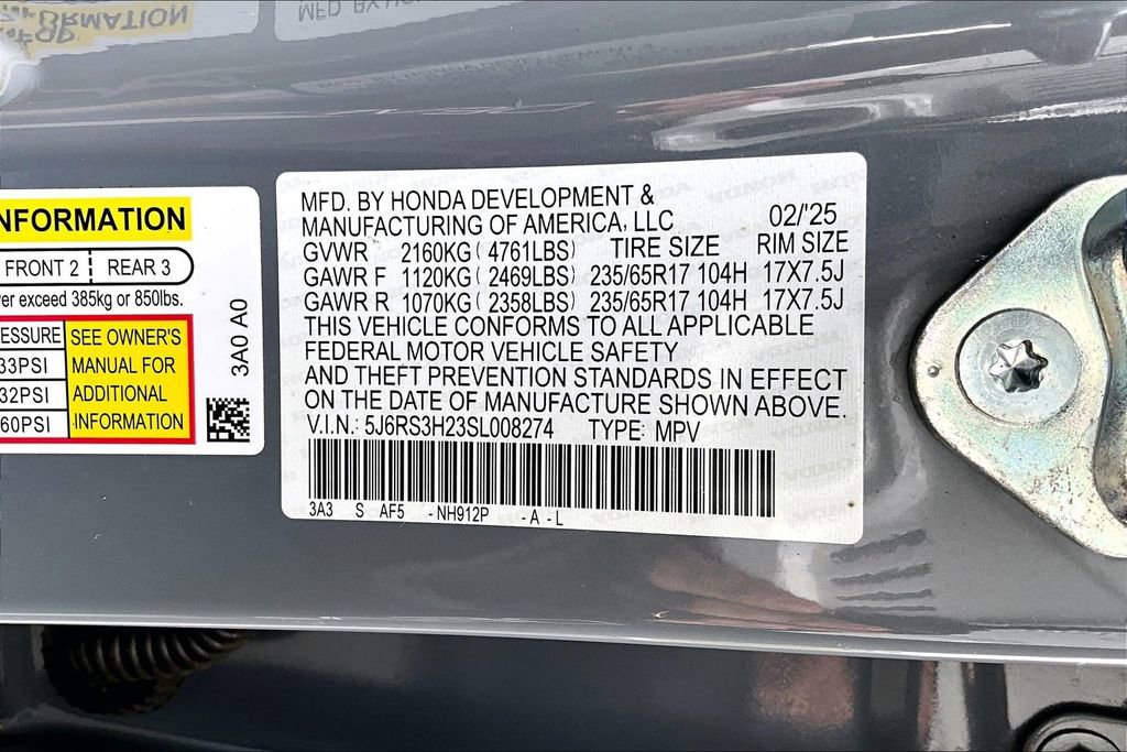 Used 2025 Honda CR-V LX image 16