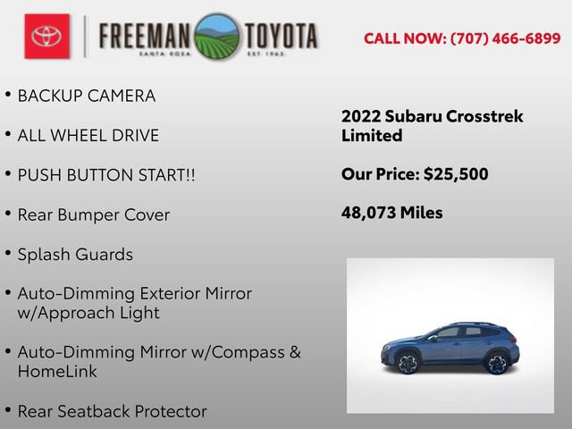 Used 2022 Subaru Crosstrek 2.5i Limited w/ Popular Package #4 AWD/4WD image 10