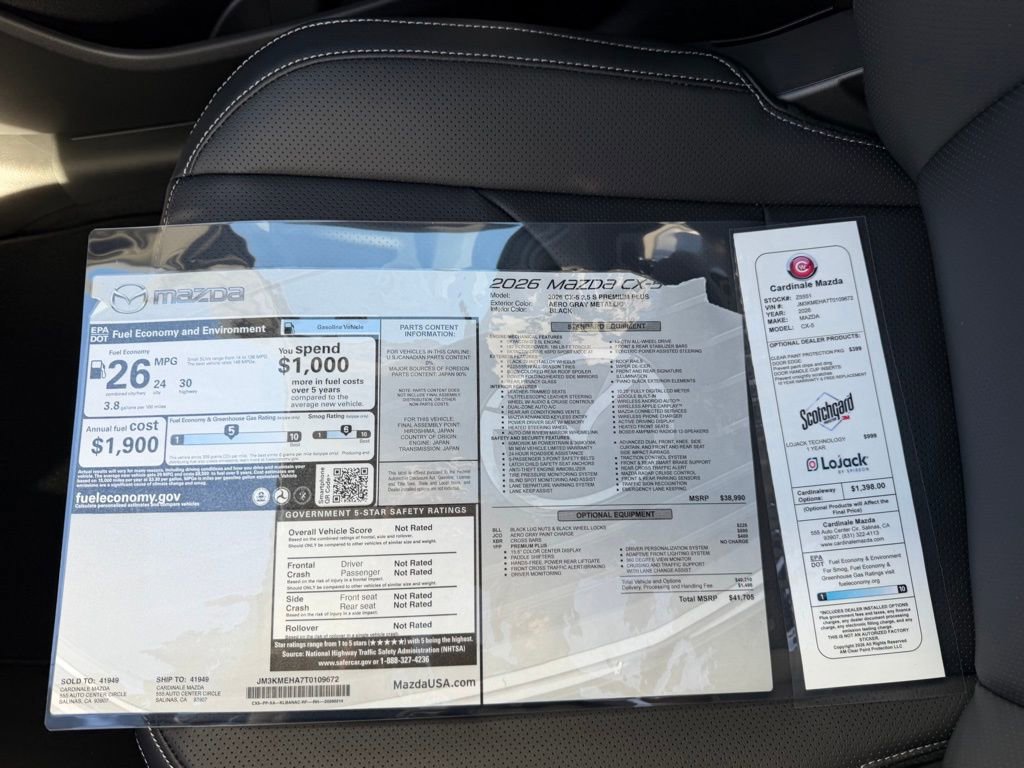 New 2026 MAZDA CX-5 2.5 S w/ Premium Plus Package image 33