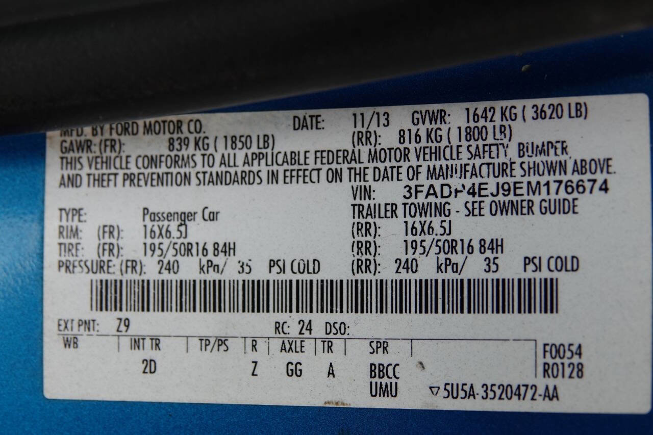 Used 2014 Ford Fiesta SE w/ Equipment Group 201A FWD image 71