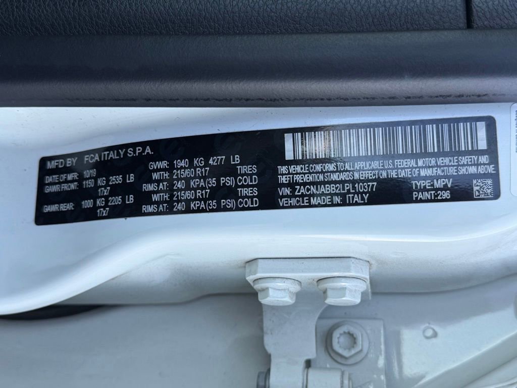 Used 2020 Jeep Renegade Altitude image 37