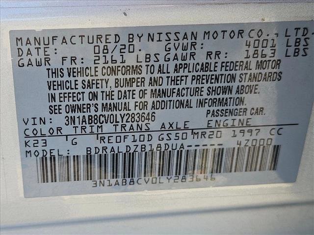 Used 2020 Nissan Sentra SV FWD image 26