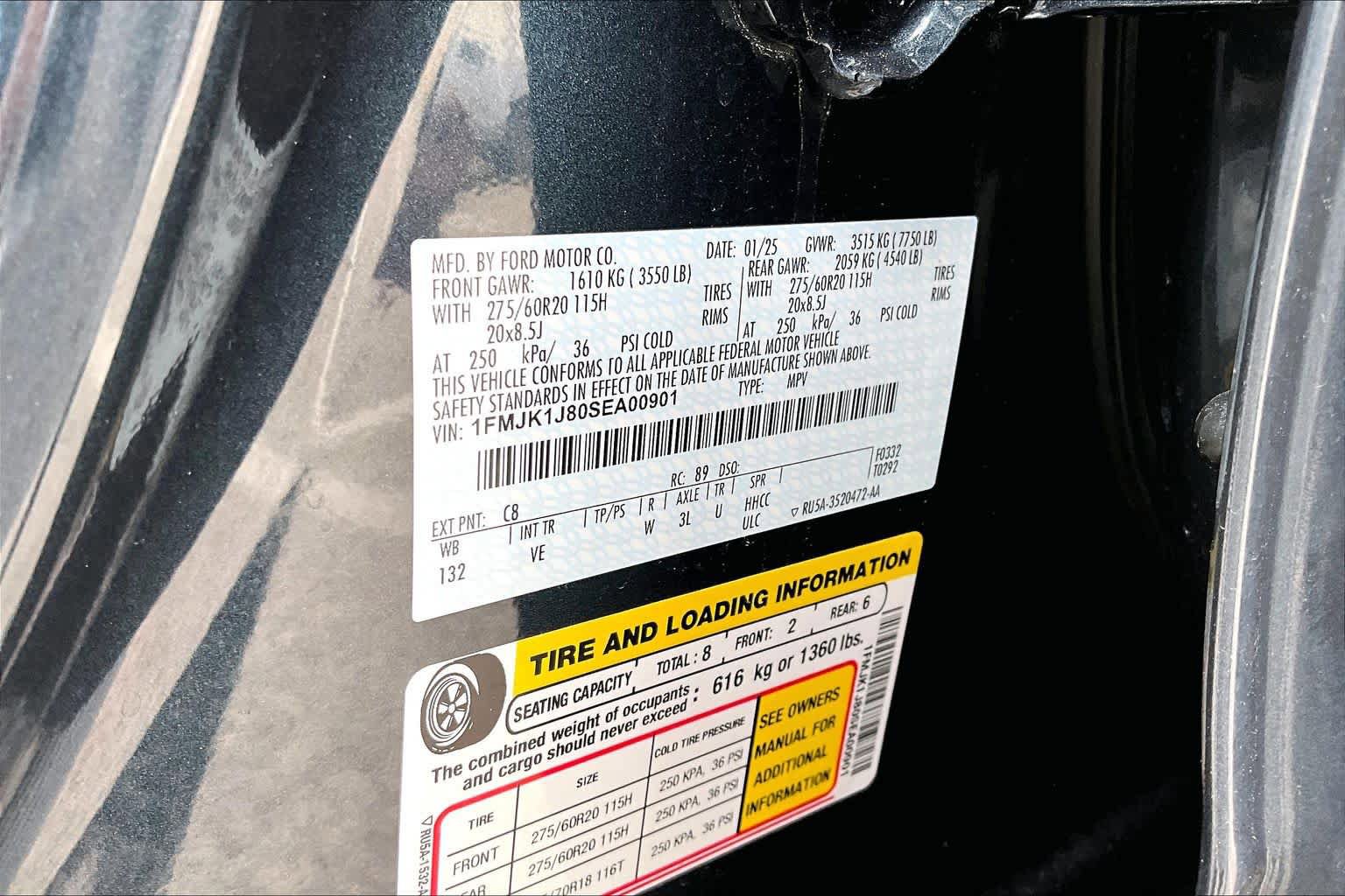 Certified 2025 Ford Expedition Max Active AWD/4WD image 34