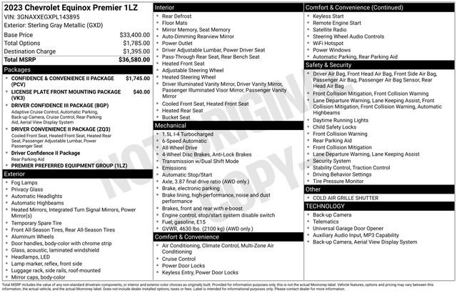 Used 2023 Chevrolet Equinox Premier AWD/4WD image 35