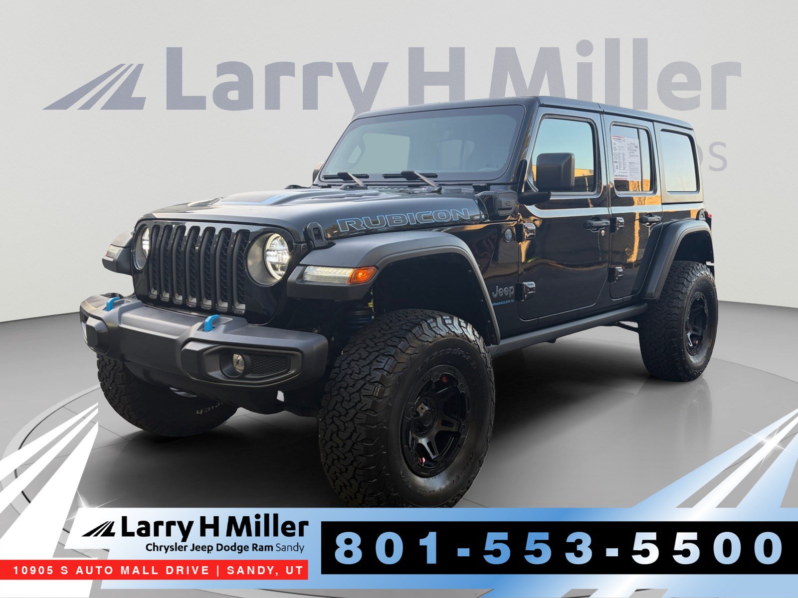 Used 2023 Jeep Wrangler Unlimited Rubicon 4xe AWD/4WD image 1
