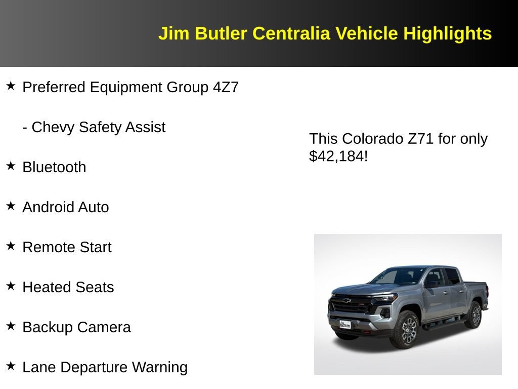 Used 2026 Chevrolet Colorado Z71 AWD/4WD image 6