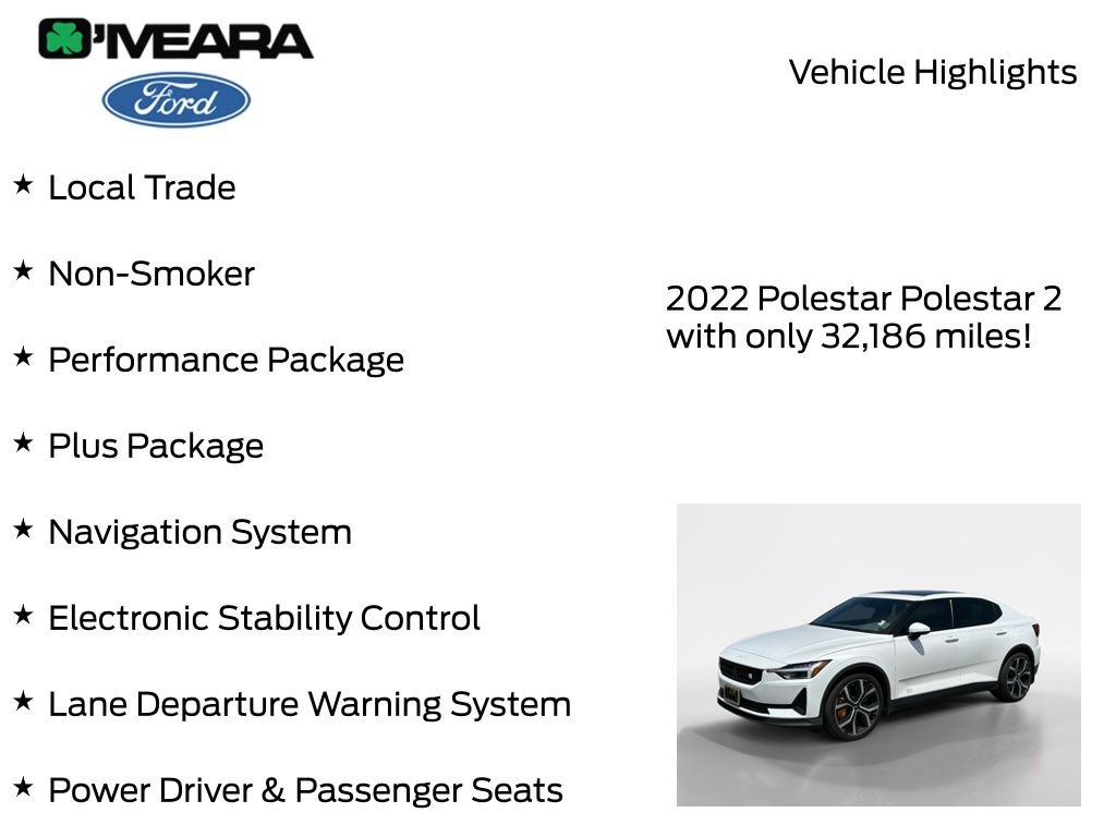 Used 2022 Polestar Polestar 2 w/ Performance Package AWD/4WD image 8