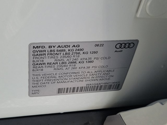 Used 2022 Audi Q5 2.0T Premium AWD/4WD image 32