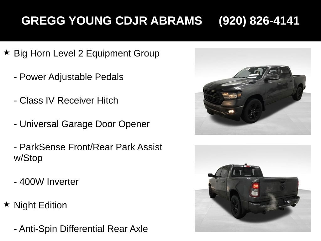Used 2020 RAM 1500 Big Horn AWD/4WD image 25