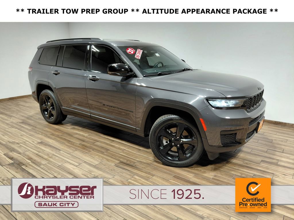 Certified 2021 Jeep Grand Cherokee L Laredo AWD/4WD image 1