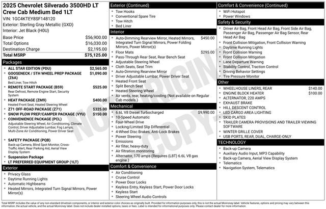 Certified 2025 Chevrolet Silverado 3500 LT w/ All Star Edition AWD/4WD video 2