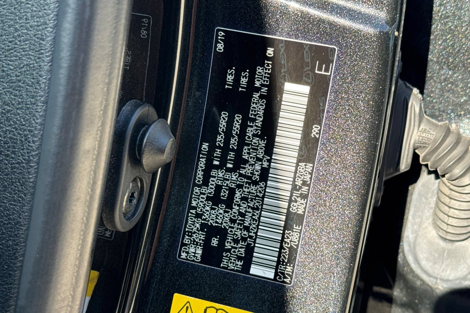 Used 2020 Lexus RX 350L FWD w/ Premium Package image 33