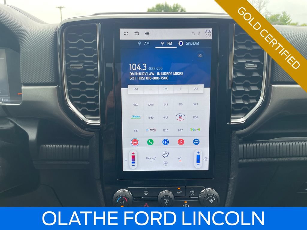 Certified 2025 Ford Ranger XLT w/ Chrome Accent Package AWD/4WD image 24