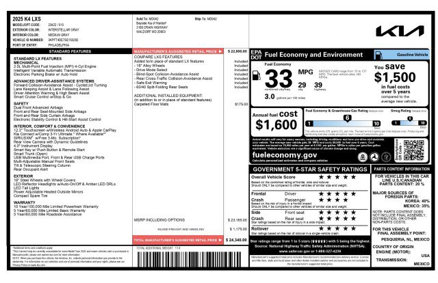 Used 2025 Kia K4 FWD image 3