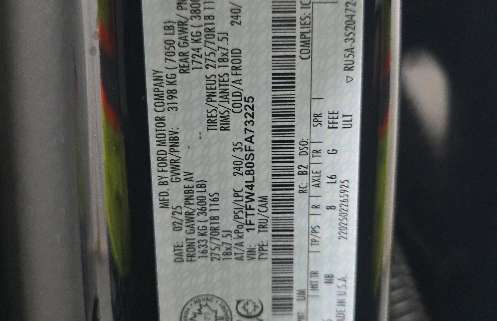 Used 2025 Ford F150 Tremor w/ Equipment Group 402A High image 19