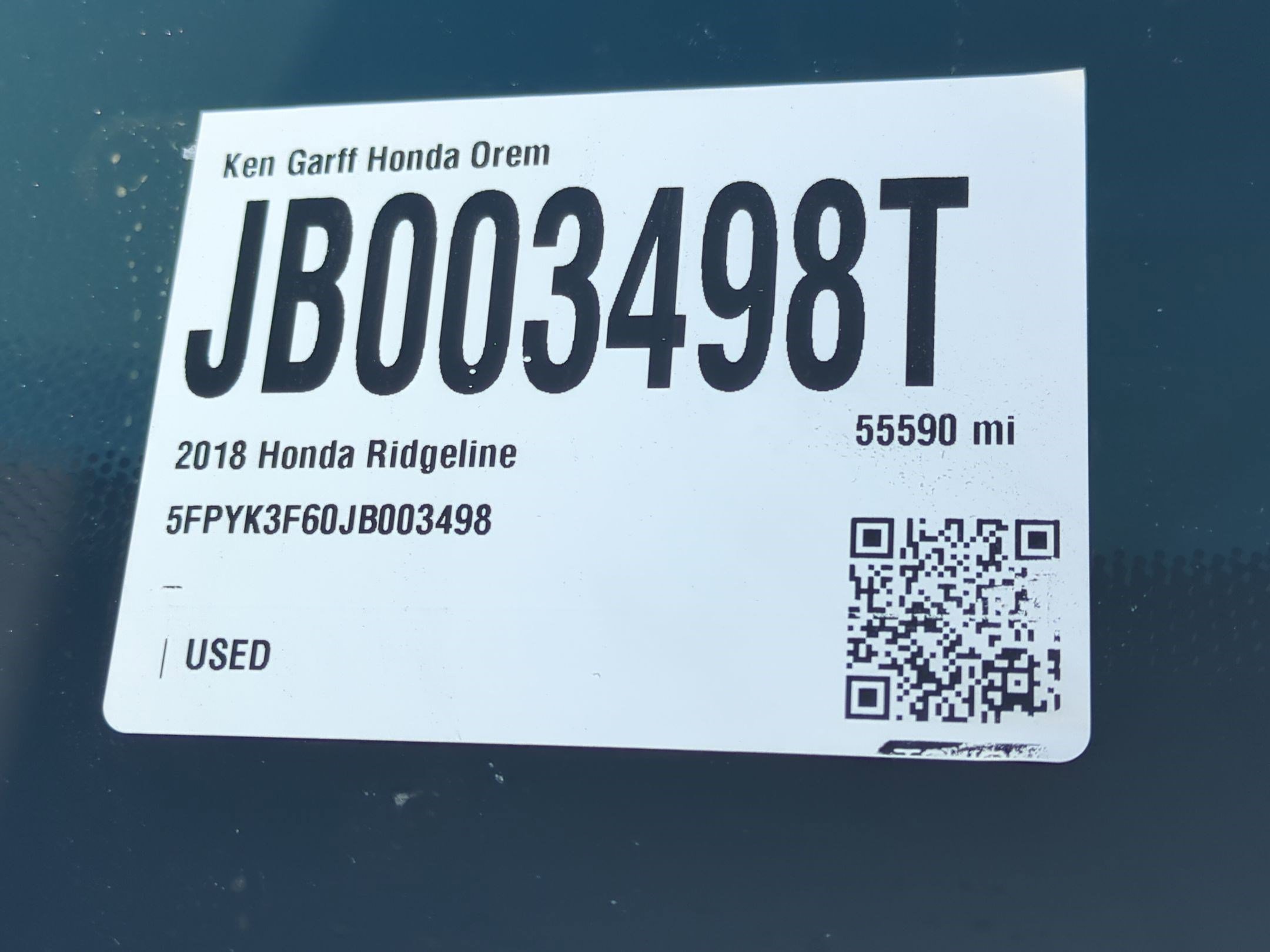 Used 2018 Honda Ridgeline RTL-T image 34