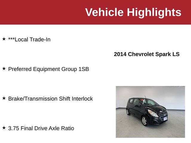 Used 2014 Chevrolet Spark LS FWD image 10