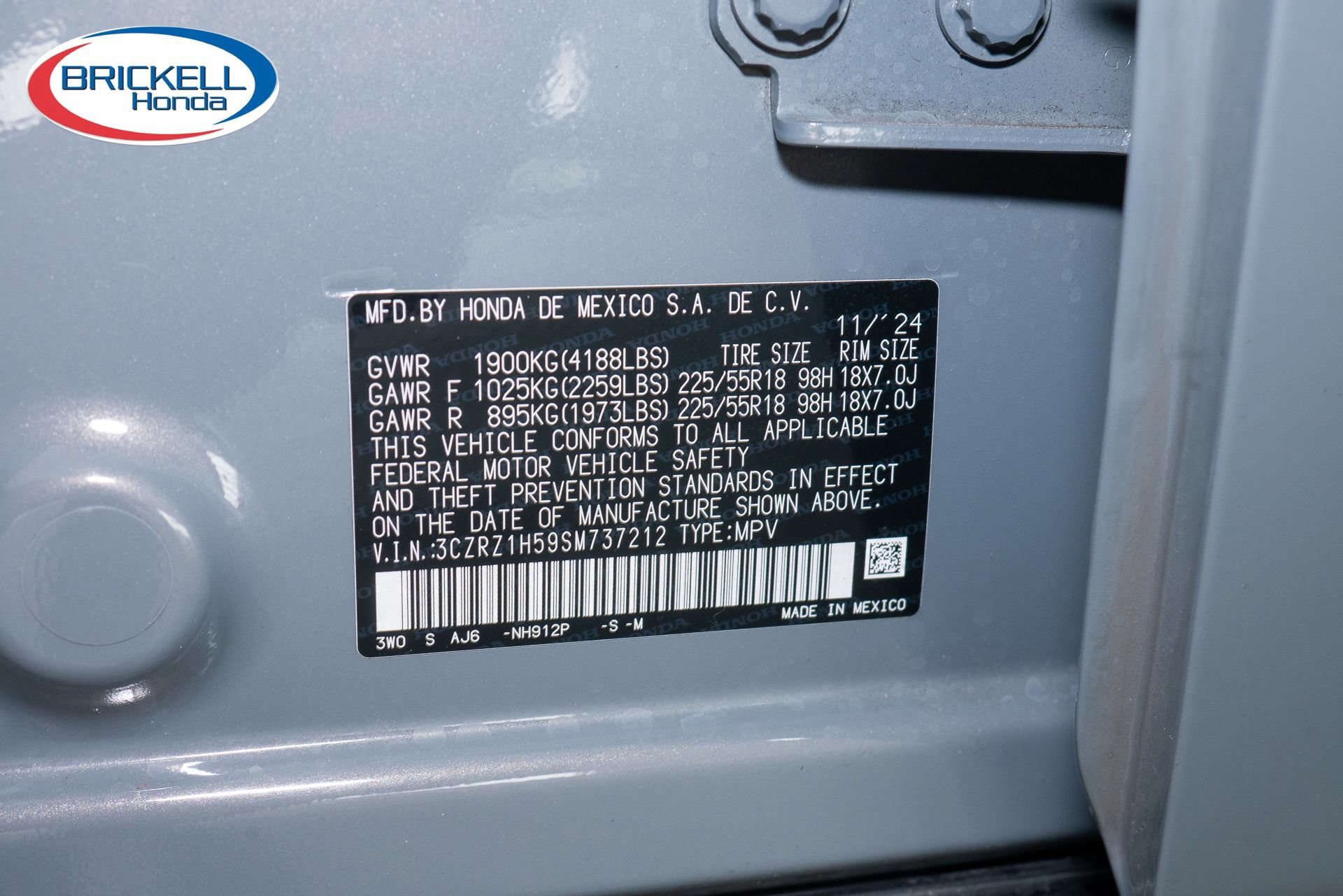 Certified 2025 Honda HR-V Sport image 33