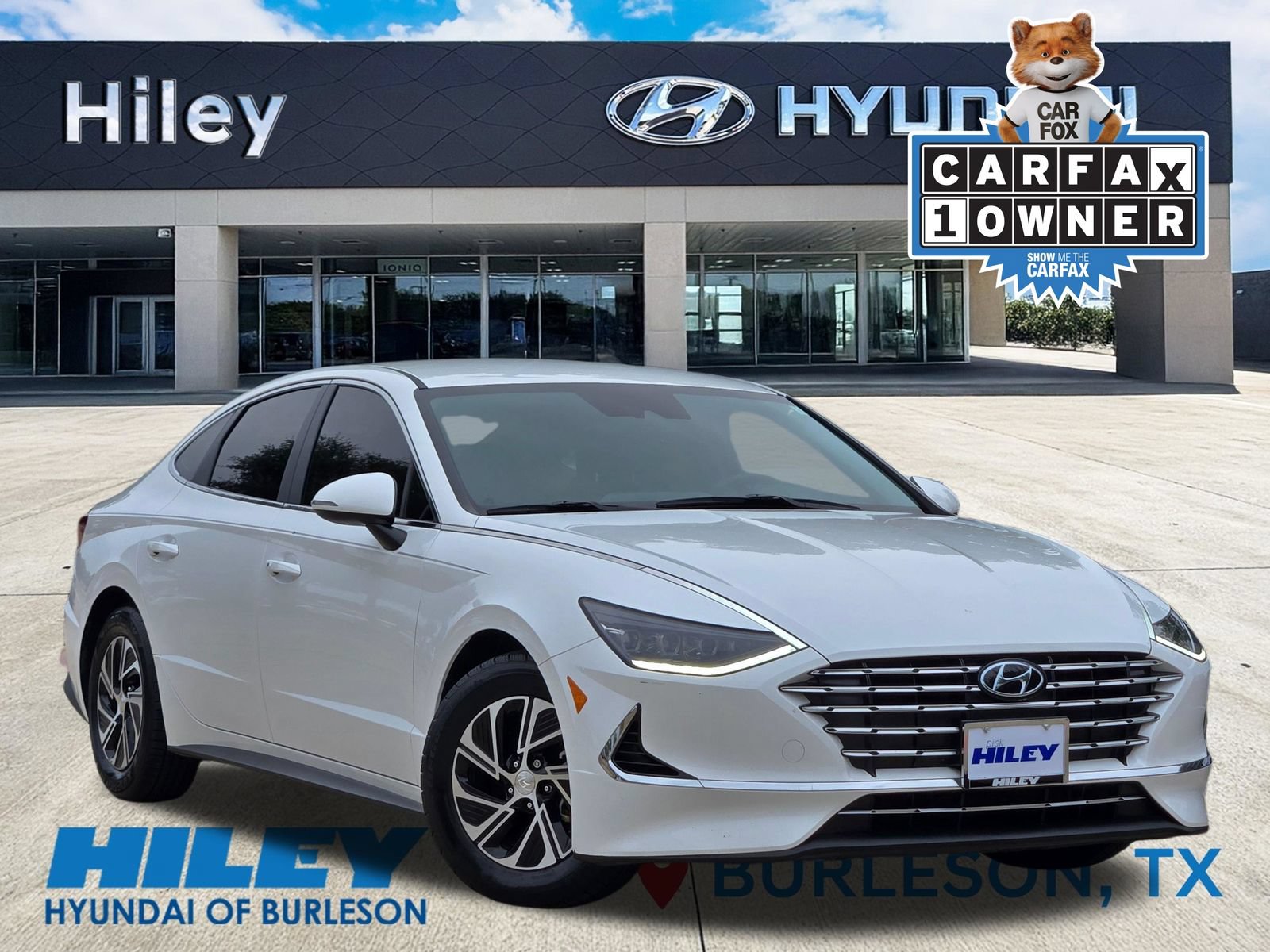 Used 2023 Hyundai Sonata Blue w/ Cargo Package FWD image 1