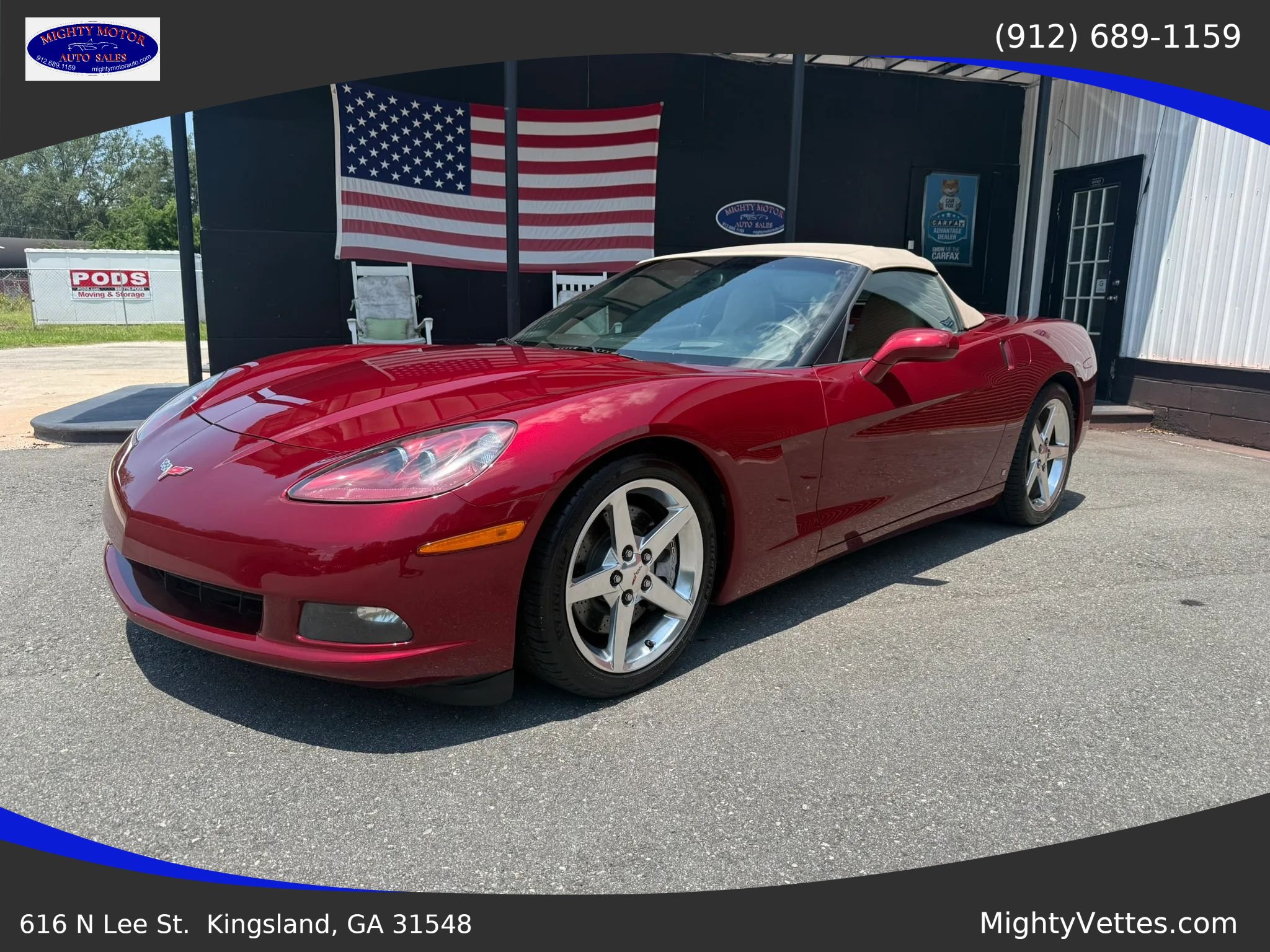 Used 2006 Chevrolet Corvette Convertible w/ Preferred Equipment Group RWD image 1