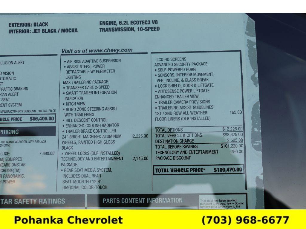 New 2026 Chevrolet Suburban High Country image 37