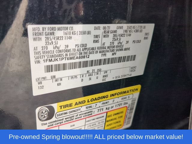 Used 2021 Ford Expedition Max King Ranch AWD/4WD image 56