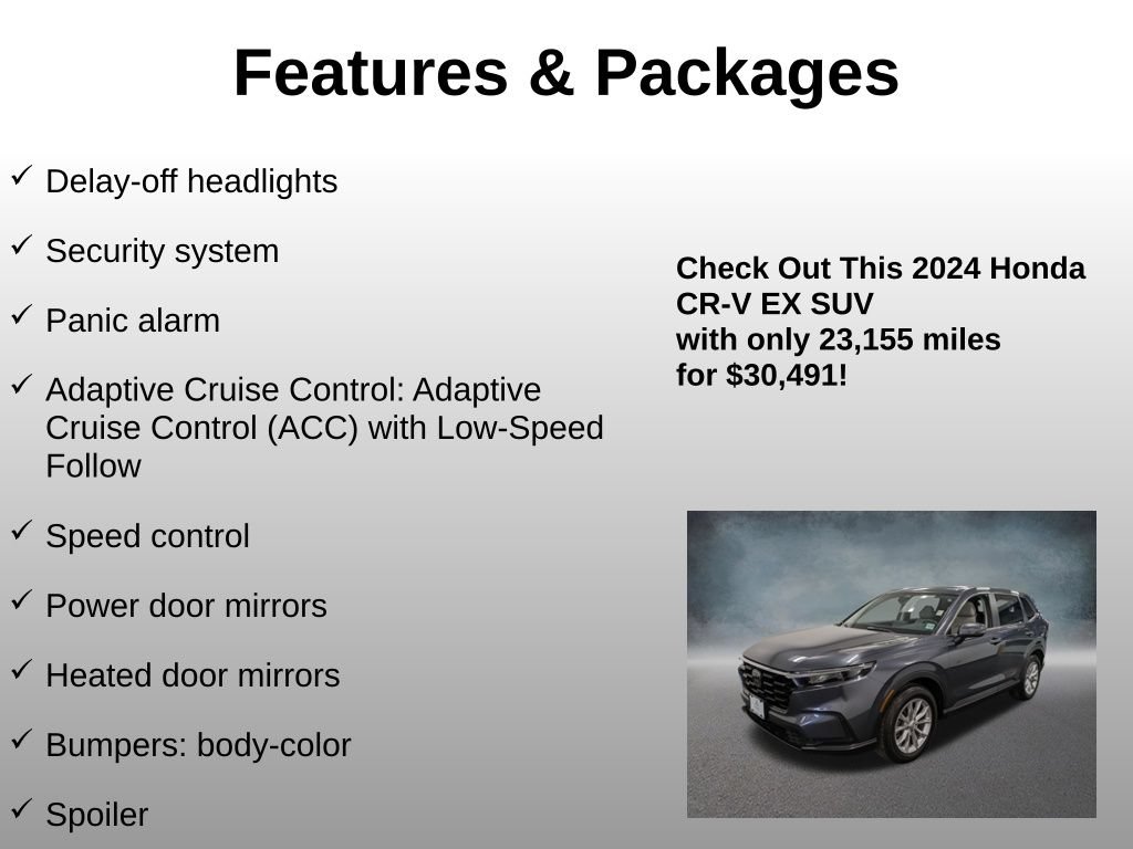 Certified 2024 Honda CR-V EX image 20