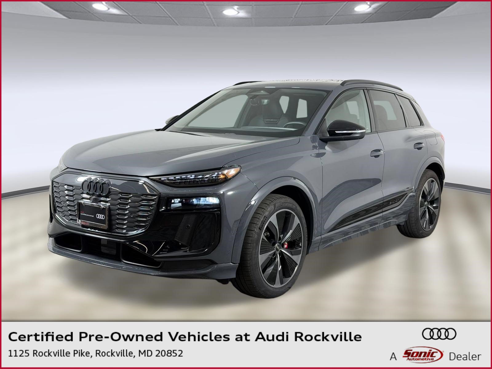 Certified 2025 Audi SQ6 e-tron Prestige w/ Black Edition One