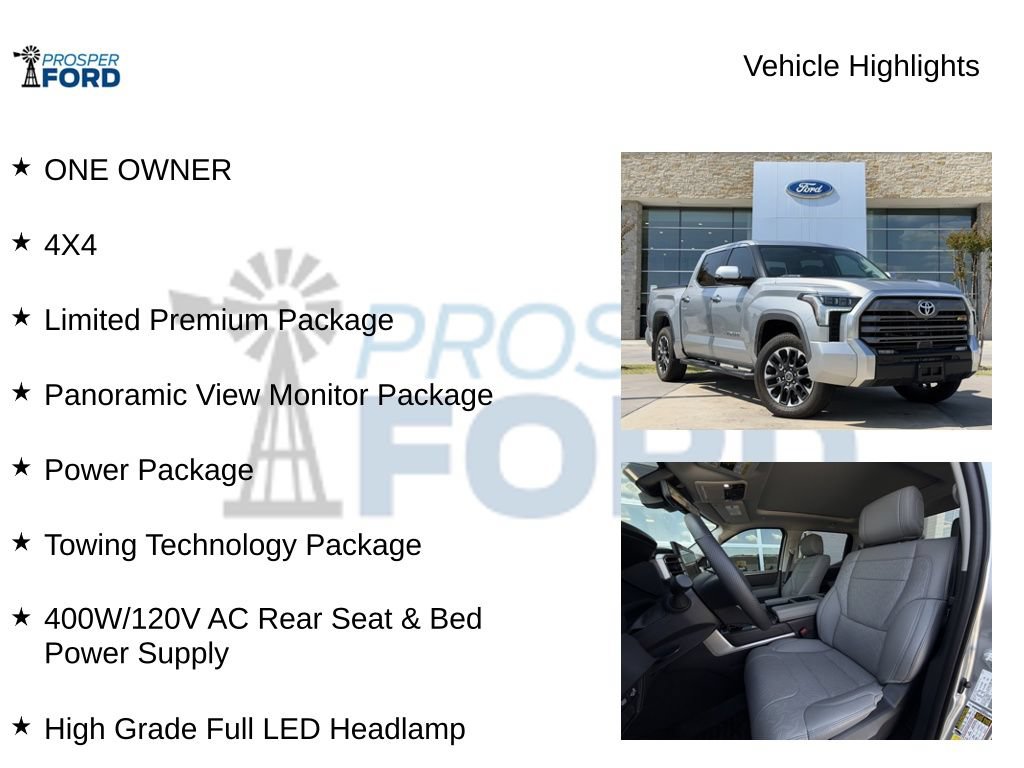 Used 2024 Toyota Tundra Limited AWD/4WD image 5