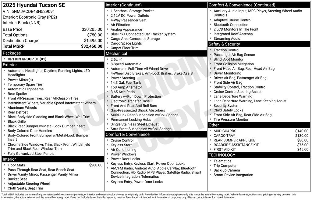 Certified 2025 Hyundai Tucson SE image 28
