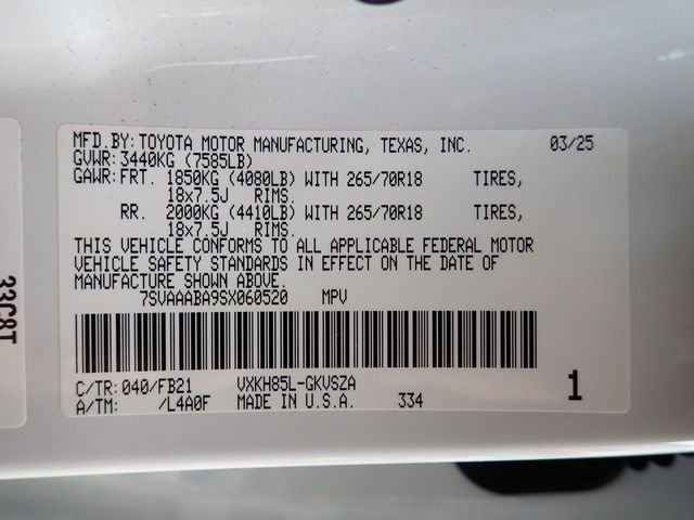 Certified 2025 Toyota Sequoia SR5 image 23