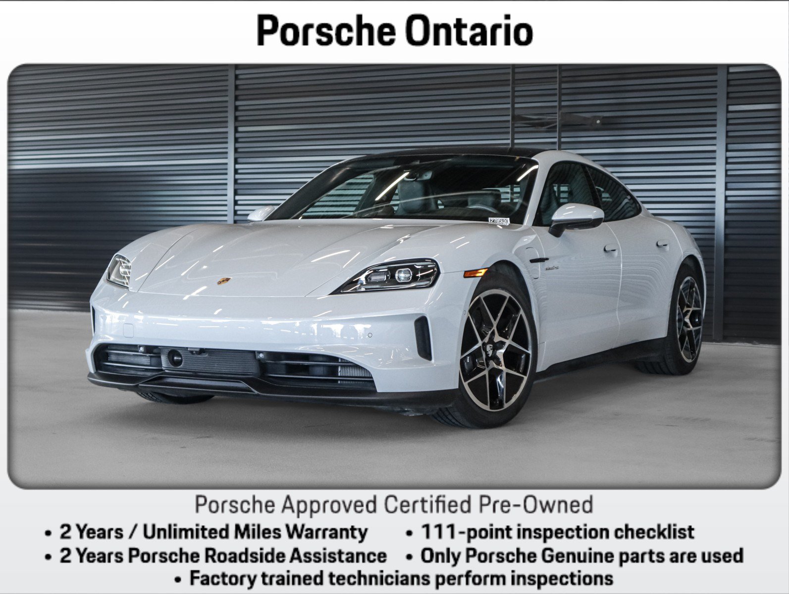 Certified 2025 Porsche Taycan